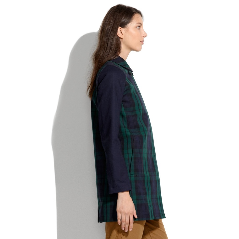 All Weather Plaid Coat Madewell